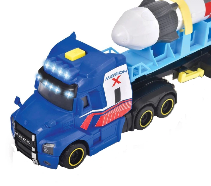 Вантажівка Dickie Toys "Космічна місія" з причепом, зі звуком і світловими ефектами 41 см (SBA203747010) - Фото 5 Вантажівка Dickie Toys "Космічна місія" з причепом, зі звуком і світловими ефектами 41 см (SBA203747010) - зображення 5