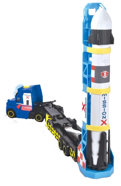Вантажівка Dickie Toys "Космічна місія" з причепом, зі звуком і світловими ефектами 41 см (SBA203747010) - Фото 8 Вантажівка Dickie Toys "Космічна місія" з причепом, зі звуком і світловими ефектами 41 см (SBA203747010) - зображення 8