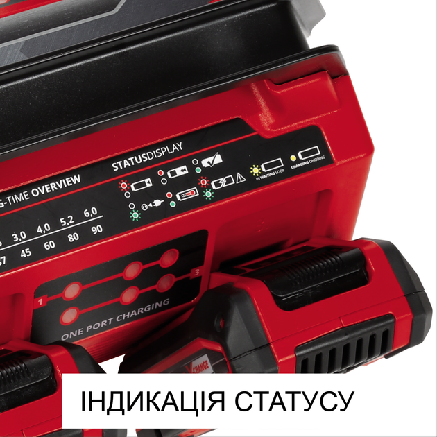 Зарядное устройство для инструмента Einhell PXC 2x2 Power X-Quattrocharger 4 A (4512102) - изображение 3