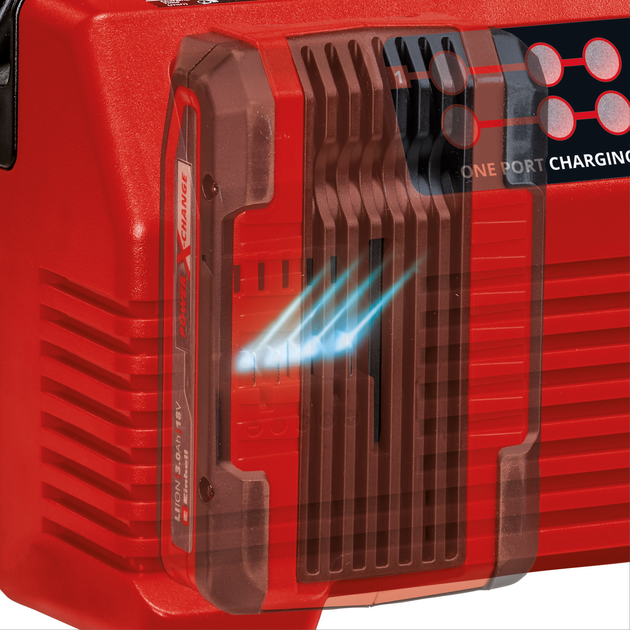 Зарядное устройство для инструмента Einhell PXC 2x2 Power X-Quattrocharger 4 A (4512102) - изображение 4