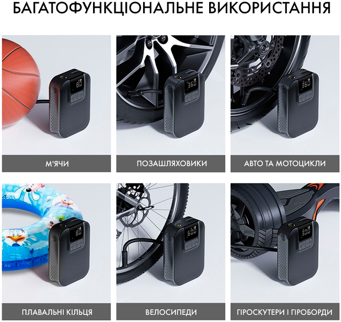 Портативний автокомпресор Aspiring Storm 1 (86ASNA21PG) - зображення 13