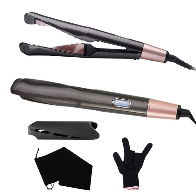 Спиральный выпрямитель для волос Curl & Straight 2в1 Черный - изображение 4