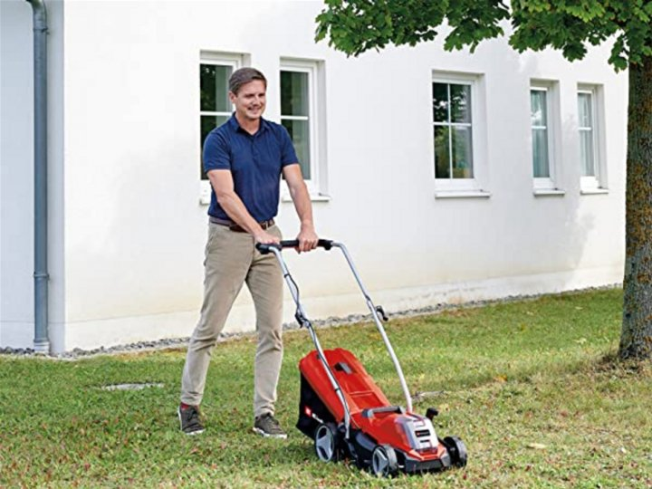 Аккумуляторная газонокосилка Einhell GE-CM 18/33 Li-Solo (3413266) - изображение 3