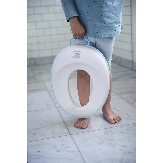 Накладка на унитаз Baby Bjorn Toilet Trainer белый с серым (58025) - изображение 3
