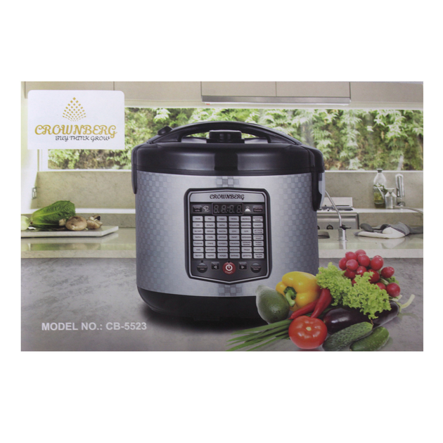 Мультиварка Crownberg CB 5523 (45 программ, 5 л.) 860W с фритюрницей - изображение 7