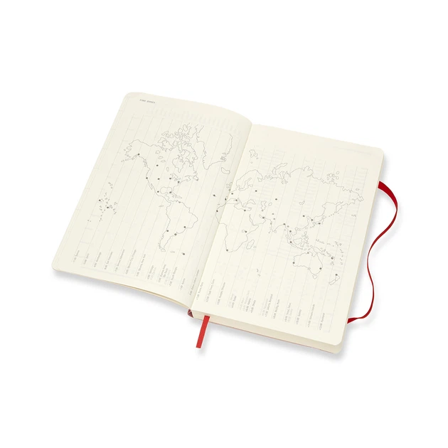 Щоденник Moleskine 2020 середній / Червоний М’який (8058647628806) - изображение 5