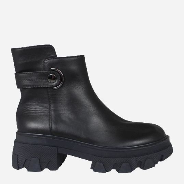 Акция на Жіночі зимові черевики високі Blizzarini A1676-983M-101 36 (23 см) Чорні от Rozetka