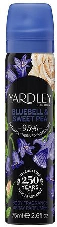 Акція на Парфумований дезодорант для жінок Yardley Bluebell & Sweet Pea Deodorising Body Spray 75 мл від Rozetka
