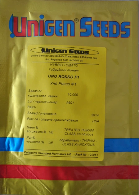 Семена томатов United Genetics Уно россо f1 10 семян - Фото 4 Семена томатов United Genetics Уно россо f1 10 семян - изображение 4