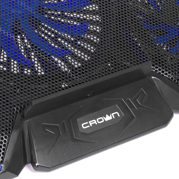 Охлаждающая подставка под ноутбук CROWN CMLS-K331 Blue Для ноутбуков до 19" - изображение 8