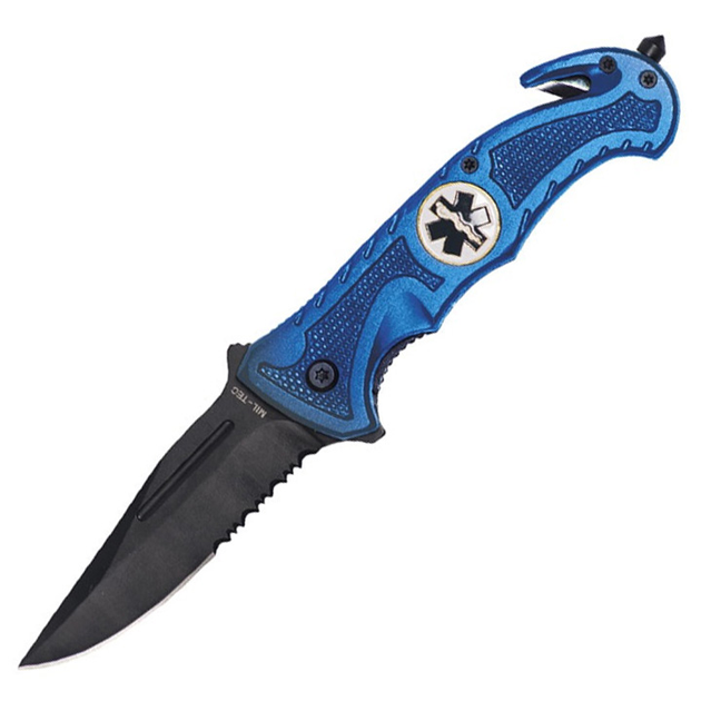 Нож складной Mil Tec Германия голубой - изображение 1