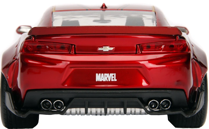 Metalowy samochód Jada "Marvel. Avengers" Chevy Camaro (2016) z figurką Iron Mana 1:24 (SBA253225003) - obraz 3