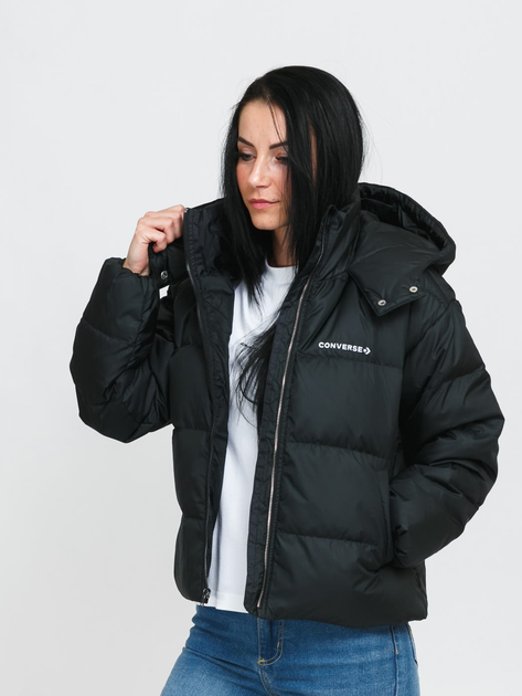 Converse black hot sale jacket