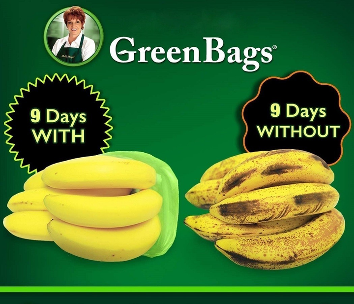 Пакеты пищевые Green Bags для хранения продуктов,овощей и фруктов 20 ...