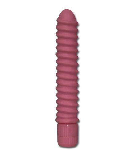 Розовый вибратор с мелкой спиралью (05312000000000000) - изображение 1