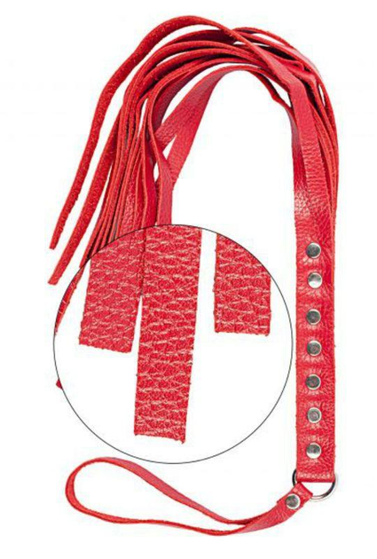 Плеть Fancy Leather Floger цвет красный (16673015000000000) - изображение 1