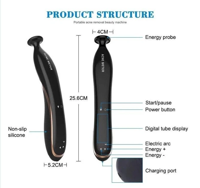 Портативный аппарат дарсонвализации Acne Meter WD-354 - изображение 5