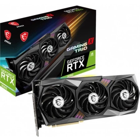 Видеокарта MSI GeForce RTX 3060 GAMING X TRIO 12GB DDR6 192bit (RTX 3060 GAMING X TRIO 12G) - Фото 5 Видеокарта MSI GeForce RTX 3060 GAMING X TRIO 12GB DDR6 192bit (RTX 3060 GAMING X TRIO 12G) - изображение 5