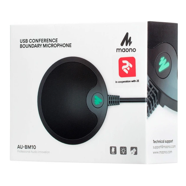 Микрофон для конференций Maono AU-BM10 (Черный) - изображение 6