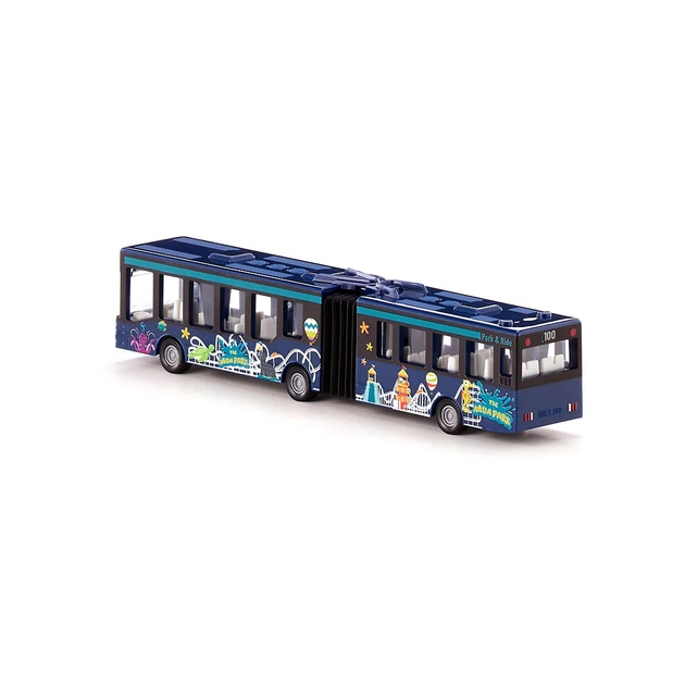 Model Siku 1:55 MAN Bus niebieski (1617) - obraz 3