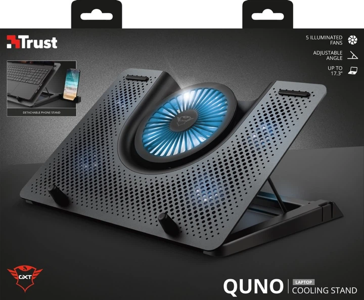 Підставка для ноутбука Trust GXT 1125 Quno Laptop Cooling Stand (23581_TRUST) - зображення 7