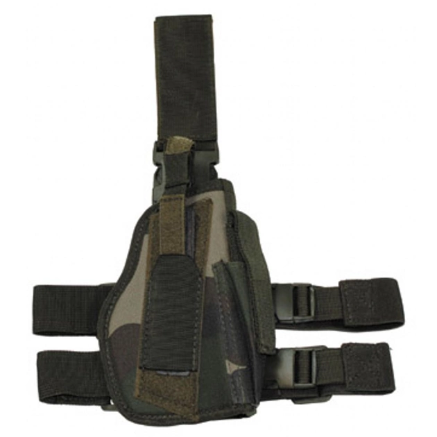 Кобура для пістолета стегновий регульована правобічна MFH CCE camo (30725I) - зображення 1