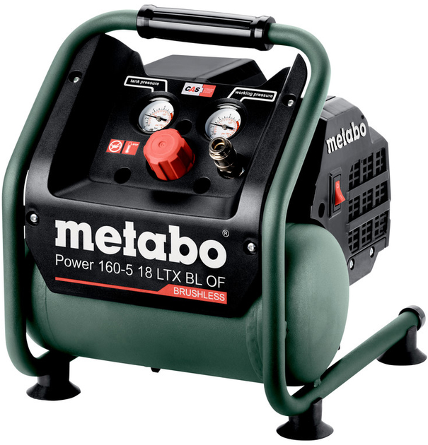 Компрессор воздушный безмаслянный Metabo Power 160-5 18 LTX BL OF 5 л (601521850) - изображение 1