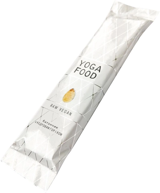 Акція на Упаковка горіхово-фруктових батончиків Yogafood Кедр 40 г х 20 шт. від Rozetka