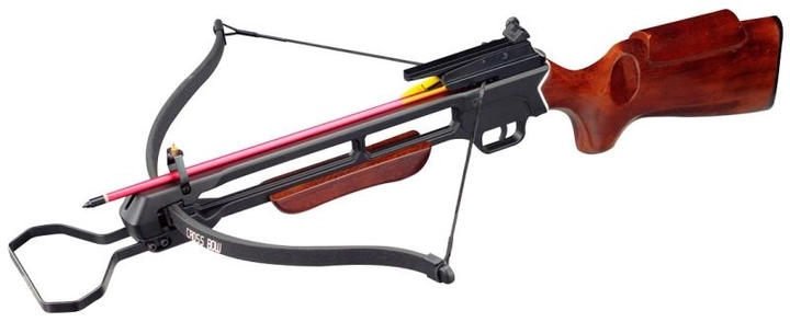 Арбалет Man Kung MK-200A2, Рекурсивный, винтовочного типа, деревянный приклад ц:коричневый (MK-200A2) - изображение 1