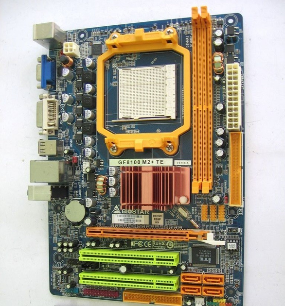 Материнская плата BIOSTAR GF8100M2+ TE ( Socket AM2/ AM2+ , DDR2 ...