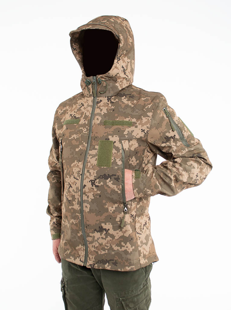 Куртка тактическая софтшелл пиксель ЗСУ ММ14 Soft Shell 52 размер (new_115264) - изображение 2