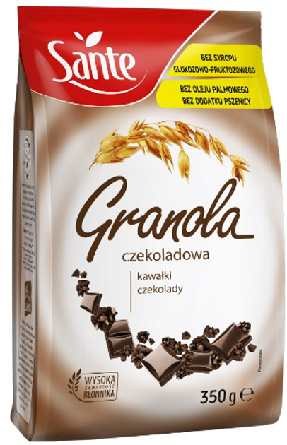 Гранола Sante c шоколадом 350 г (5900617002983) - изображение 1