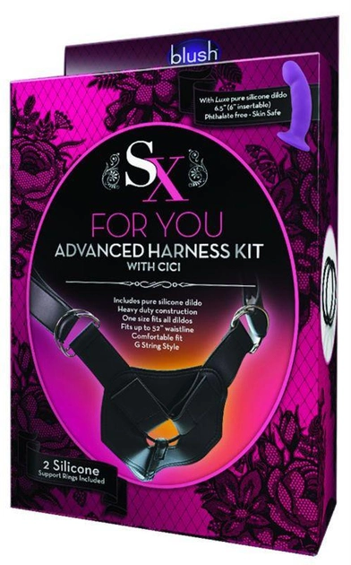 Страпон SX For You Advanced Harness Kit with Cici (17887000000000000) - зображення 2