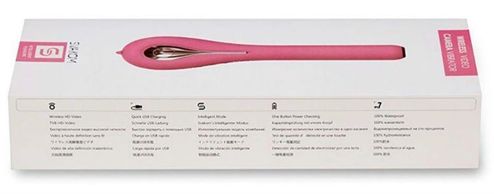 Акумулятор вібратор з відеокамерою Svakom Siime Eye колір рожевий (16709016000000000) - зображення 2