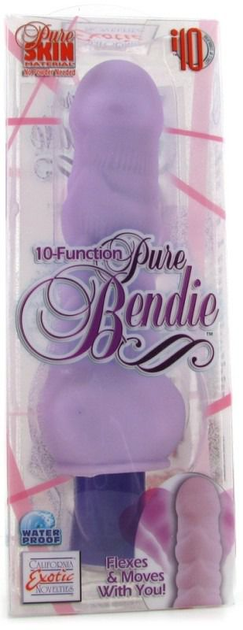 Багатофункціональний вібратор 10 Function Pure Bendie Purple (08163000000000000) - зображення 1
