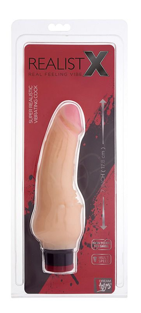 Вибромассажер Dreamtoys Realistx 7 inch Vibrator Flesh, 17,8 см (15317000000000000) - изображение 2
