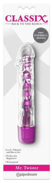 Вібратор Pipedream Classix Mr. Twister колір рожевий (20352016000000000) - зображення 2