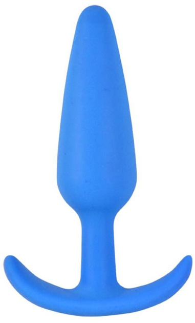 Анальна пробка Lovetoy Lure Me Classic Small Plug, 10 см колір блакитний (+16869008000000000) - зображення 1