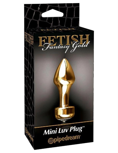 Анальная пробка Pipedream Fetish Fantasy Gold Mini Luv Plug (15338000000000000) - изображение 2