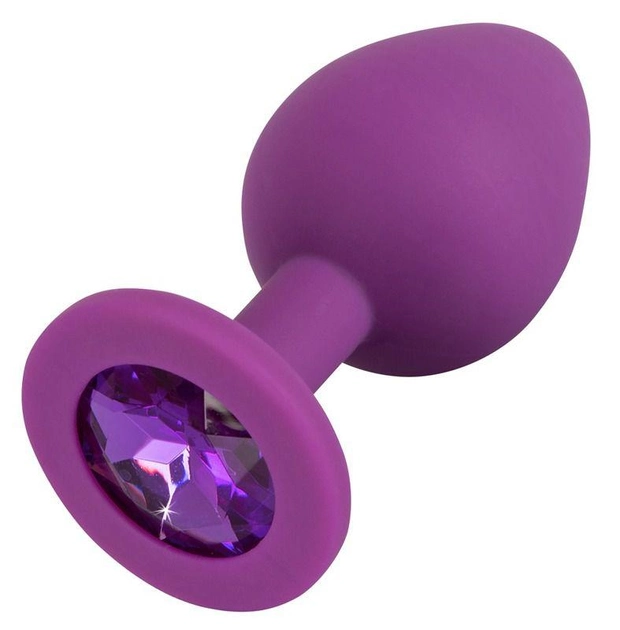 Анальна пробка You2Toys Colorful Joy Jewel Purple Plug Medium (14769000000000000) - зображення 2