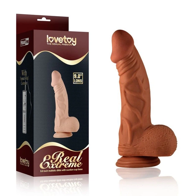 Фаллоимитатор Lovetoy Real Extreme 9 inch, 24 см цвет коричневый (16882014000000000) - изображение 2