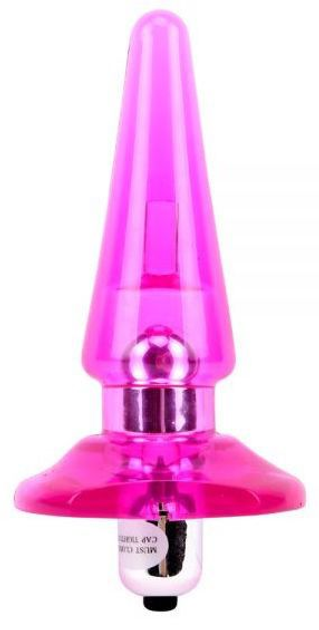 Анальная вибропробка Chisa Novelties Nicoles Vibra Plug цвет розовый (20707016000000000) - изображение 1