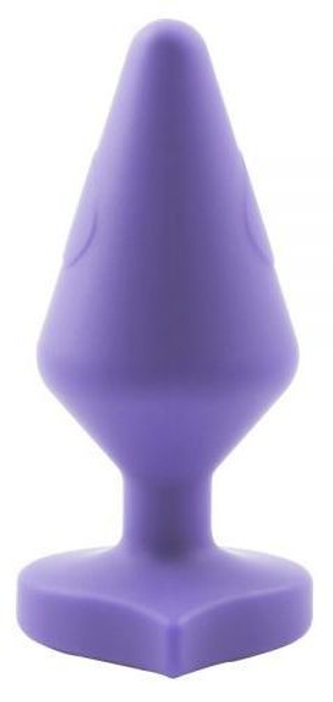 Анальна пробка Chisa Novelties Luv Heart Plug Small колір фіолетовий (20710017000000000) - зображення 1