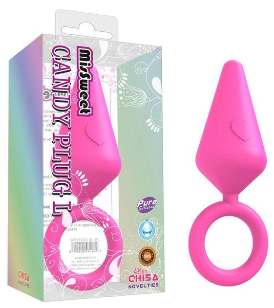 Анальная пробка Chisa Novelties Candy Plug L цвет розовый (20681016000000000) - изображение 1