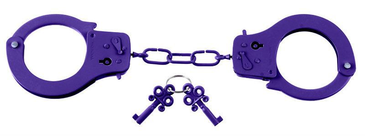 Наручники Fetish Fantasy Series Designer Metal Handcuffs Purple (03739000000000000) - зображення 1
