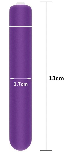 Вибропуля Lovetoy X-Basic Bullet 10 Speeds цвет фиолетовый (20865017000000000) - изображение 7