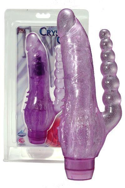 Вібромасажер Dreamtoys Crystal Cox, 19 см колір фіолетовий (+12420017000000000) - зображення 1
