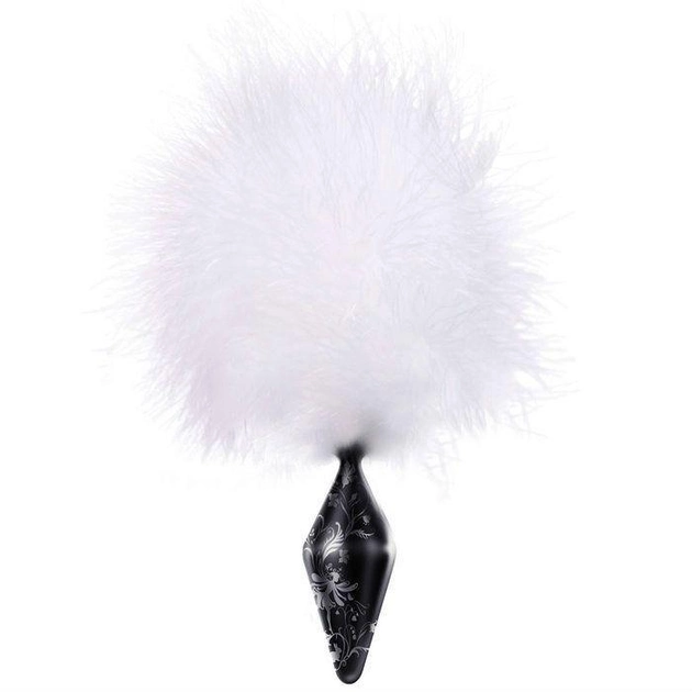 Анальна пробка Fashionistas Rose Glass Bunny Tail (12724000000000000) - зображення 2