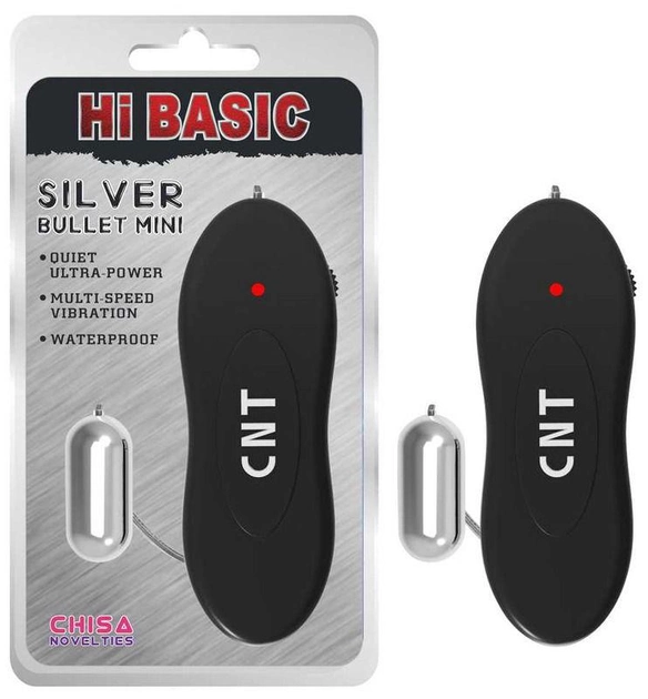 Віброяйце Chisa Novelties Silver Bullet Mini колір чорний (20490005000000000) - зображення 2