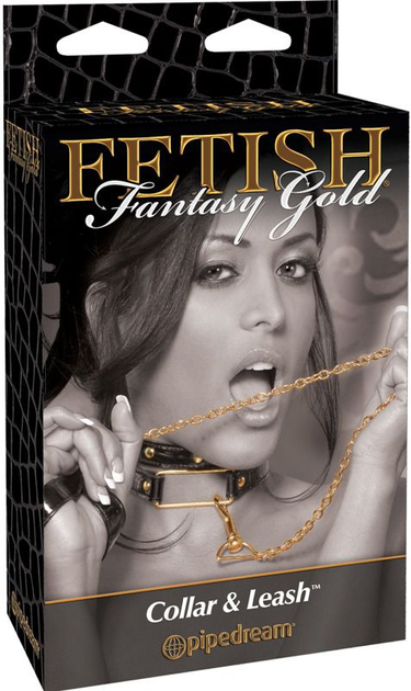 Ошейник с поводком Fetish Fantasy Gold Collar&Leash (16839000000000000) - изображение 2